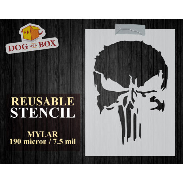 Stencil teschio n.2 -...