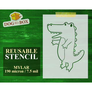 Alligator PYO stencil n.1 -...