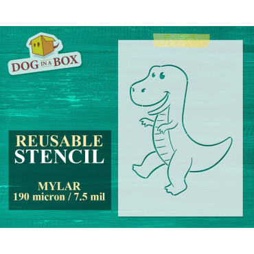 Dinosaur PYO stencil n.1 -...