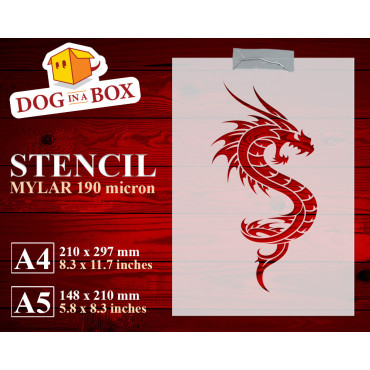 Dragon stencil n.4 -...