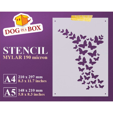 Stencil farfalle n.2 -...