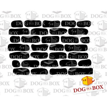 Bricks stencil n.3 - Reusable wall bricks stencil, seamless geometric pattern for walls and fabrics