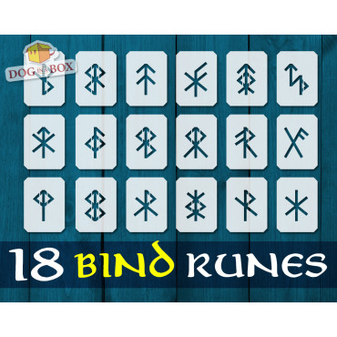 Bind Runes stencils cards...