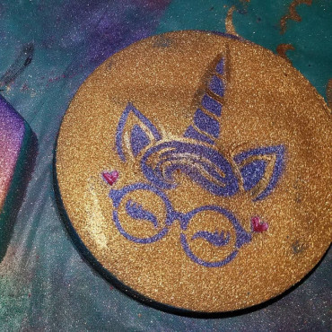 Stencil di unicorni (set di 6) - Stencil per decorare torte, dolci, biscotti, magliette, pareti o face painting