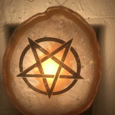 Pentacle stencil n.1 - Wiccan stencil to paint on walls, wood and fabrics. Reusable DIY stencil