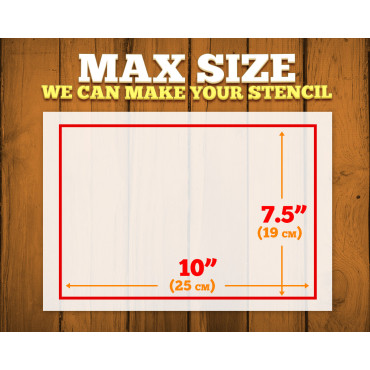 Custom stencil from logo - Company logo stencil