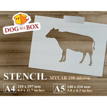 Pochoir de vache - pochoir...