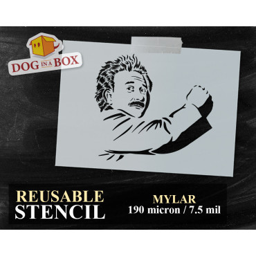 Stencil Albert Einstein n.2...