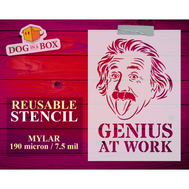 Albert Einstein stencil n.4...