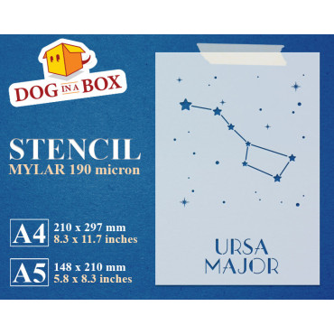 Pochoir constellation de...