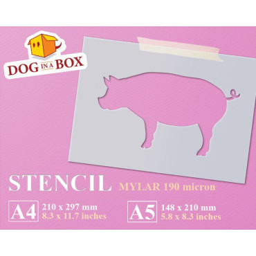 Schweineschablone -...