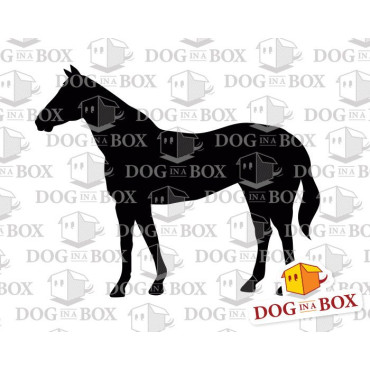 Horse stencil n.1 - Reusable horse stencil for painting on wood, walls or fabrics. Available in various sizes.