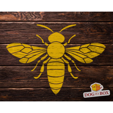 Bee stencil n.2 - Reusable Bee stencil for wood signs, walls or honeycombs