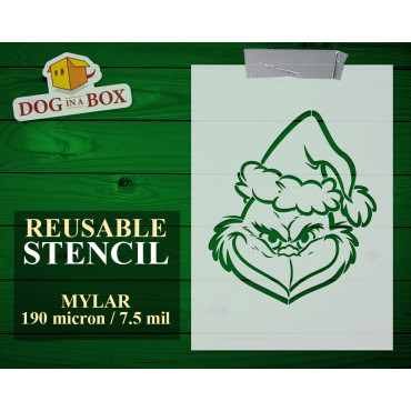 Stencil Merry Grinchmas n.2...