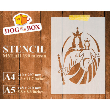 Schablone für Maria und...