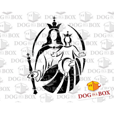 Mary and Jesus stencil - Reusable Virgin Mary stencil for churches, wood signs, wall decor and catechism