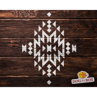 Native Americans Pattern stencil n.10 - Reusable indian pattern stencil