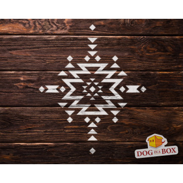 Native Americans Pattern stencil n.11 - Reusable indian pattern stencil
