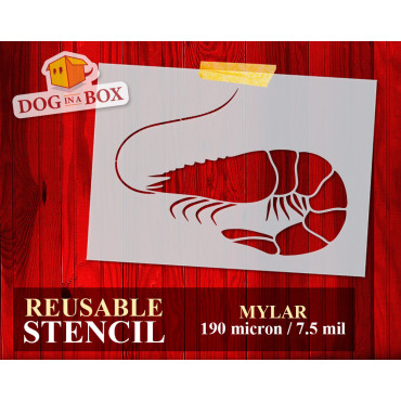 Stencil aux crevettes N.1 -...