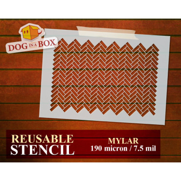 Ziegel Stencil Nr. 4 –...