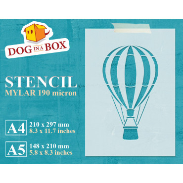 Hot air balloon stencil n.2...