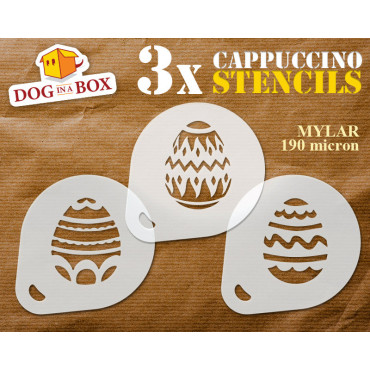 Stencil di uova di Pasqua...