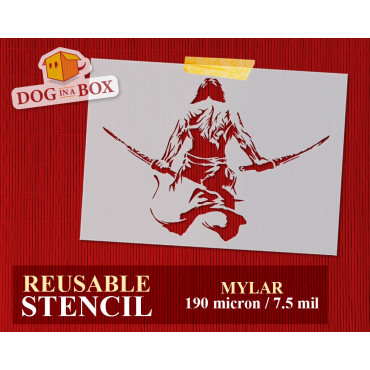 Samurai stencil n.2 -...