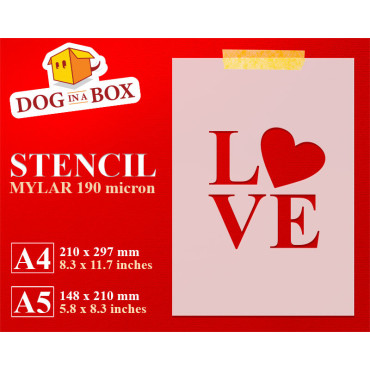 Stencil Love - Stencil per...