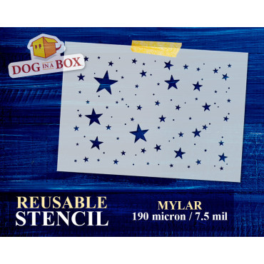 Stars stencil n.4 -...