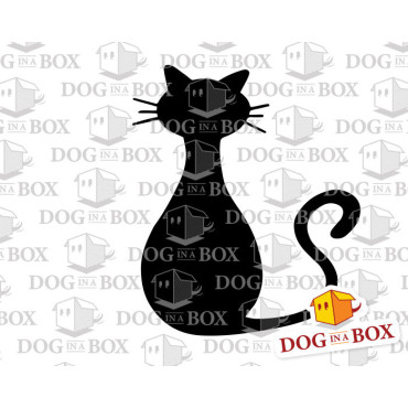 Cat stencil n.3 - Reusable cat stencil for wood signs, wall decor and fabric