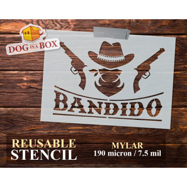 "Bandido" stencil n.1 -...