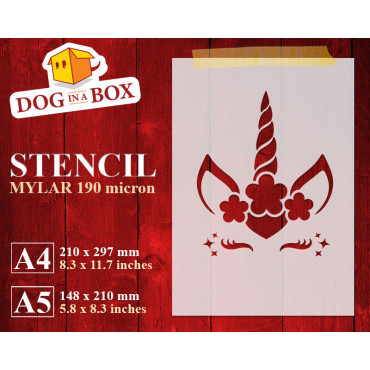 Stencil unicorno n.12 -...
