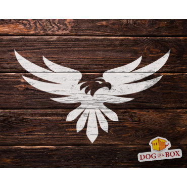 Eagle stencil n.6 - Reusable eagle stencil for wood signs, walls or fabrics.