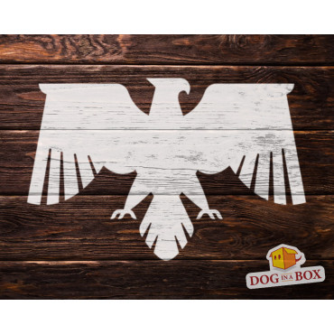 Eagle stencil n.8 - Reusable eagle stencil for wood signs, walls or fabrics.