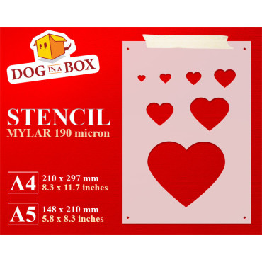 Stencil cuori, stencil...