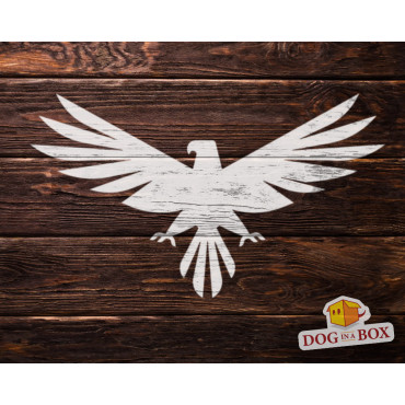 Eagle stencil n.9 - Reusable eagle stencil for wood signs, walls or fabrics.