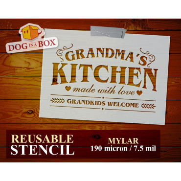 "Grandma Kitchen" Schablone...