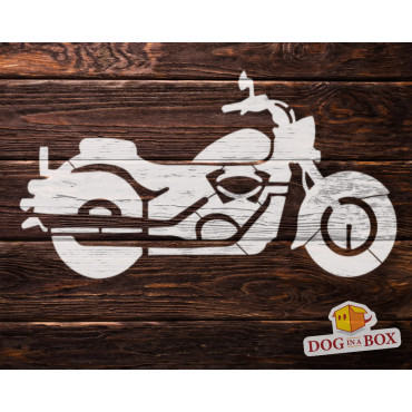 Motorcycle stencil n.1 - Reusable motorbike stencil for painting on walls, wood, fabrics