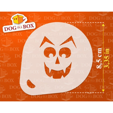 Halloween stencils n.1 (set of 3) Cappuccino and Coffee cocoa powder decor stencil - Face Painting stencils