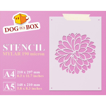 Flower stencil n.4 - Reusable stencil for cake, wedding cakes, wall decors and wood signs