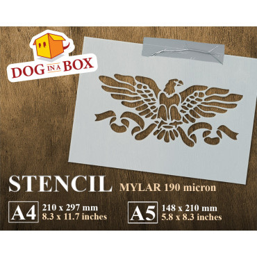 Vogel Dekor Schablone n.6 -...