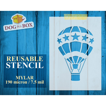 Hot air balloon stencil n.3...
