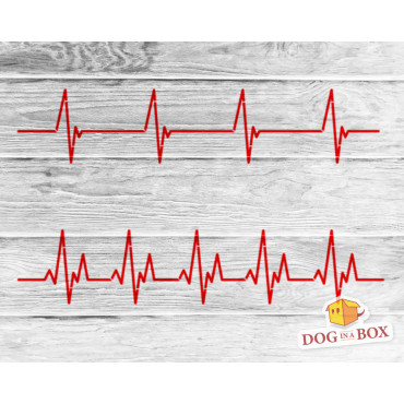 Heartbeat stencil - Beat of the heart reusable stencil. Paramedic and emergency stencil.