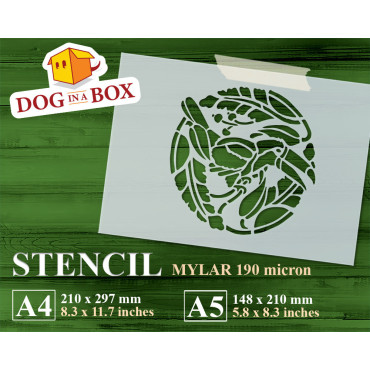 Bird decor stencil n.2 - Reusable tucan stencil for wood signs, wall decor and fabric