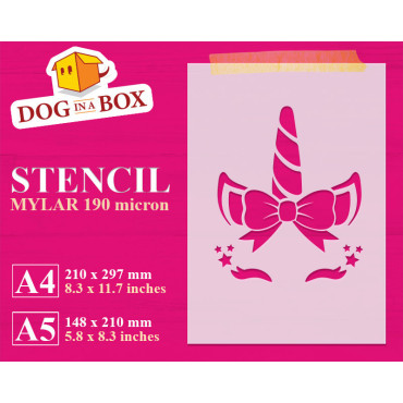 Stencil unicorno n.8 -...
