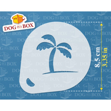 Pochoirs d'été (lot de 3) pochoir de décoration de poudre de cacao Cappuccino et café - pochoirs de peinture de visage