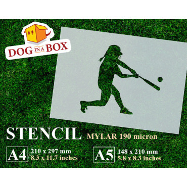 Stencil softball n. 4 -...