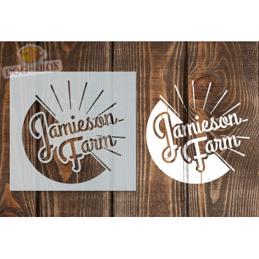 Custom stencil from logo - Company logo stencil