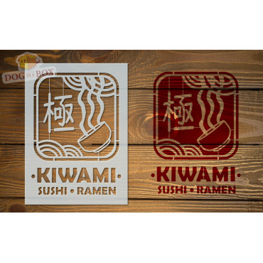 Stencil del tuo logo - Stencil personalizzato con il logo della tua azienda, locale o squadra