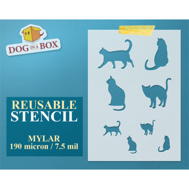 Stencil set di gatti n.1 -...